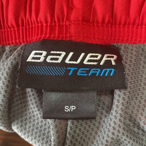 Bauer Team 37.5 Technology Red Warm Up Lined Flex Pants, Size S - Picture 8 of 12
